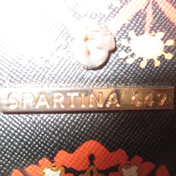 Spartina 449 Retreat Midnight Coral Large Box Bag - Picture 3 of 13